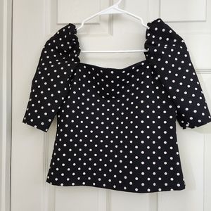 Size S Polka Dot Top
